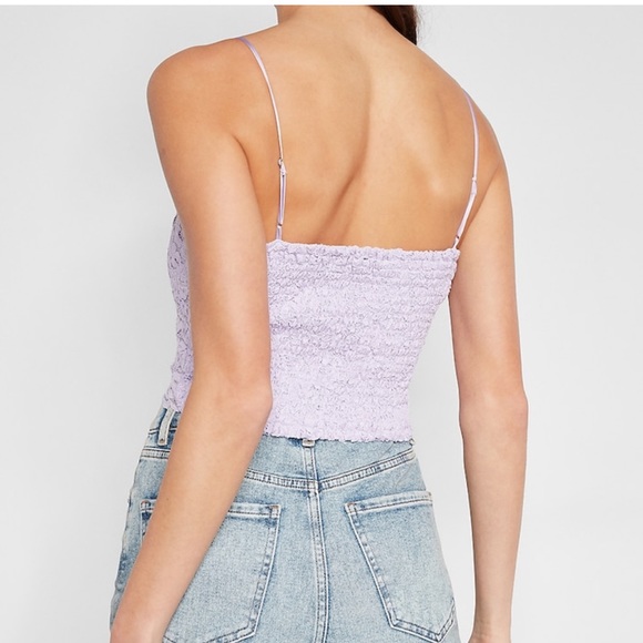 Express - Lace Cropped Cami - Picture 3 of 5